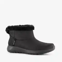 Scapino Skechers Slip-Ins On The Go gevoerde dames boots zwart aanbieding