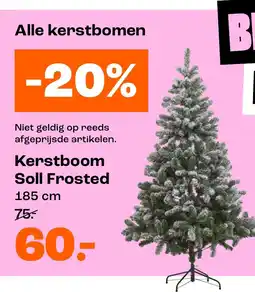 Kwantum Kerstboom Soll Frosted aanbieding