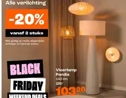Kwantum Vloerlamp Pandia aanbieding