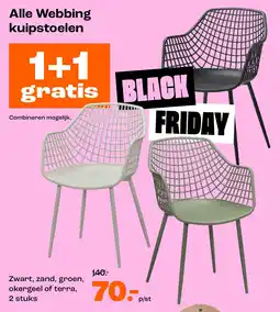Kwantum Alle Webbing kuipstoelen aanbieding