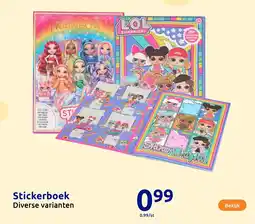 Action Stickerboek aanbieding
