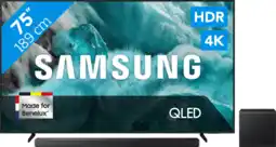 Coolblue Samsung 75 QLED Q7F4 4K (2025) + Samsung HW-QS700F (2025) aanbieding