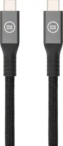 Coolblue BlueBuilt Usb C naar usb C kabel 240W 2m Nylon Zwart aanbieding