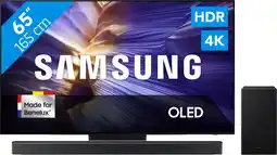 Coolblue Samsung 65 QD-OLED S90F 4K (2025) + Samsung HW-B750F (2025) aanbieding