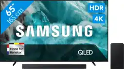 Coolblue Samsung 65 QLED Q7F4 4K (2025) + Samsung HW-B450F (2025) aanbieding