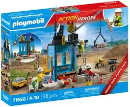 ANWB PLAYMOBIL Bouwplaats 71650 Meerkleurig aanbieding
