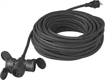 ANWB Proplus Stekkerdoos Schuko 3-voudig 20M Zwart aanbieding