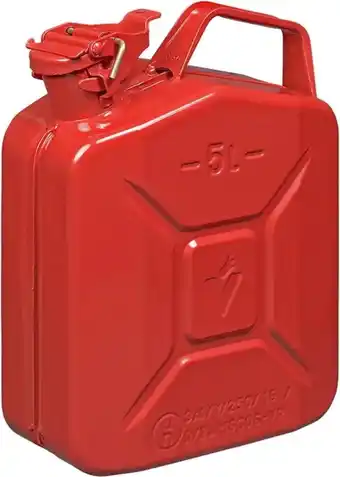 ANWB Proplus Jerrycan 5L metaal rood Rood aanbieding