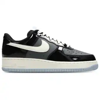 Foot Locker Nike Air Force Sneakers Heren - Zwart - Maat 44 - Leer aanbieding