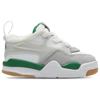 Foot Locker Jordan 4Rm Babyschoenen - Wit - Maat 26 - Leer aanbieding