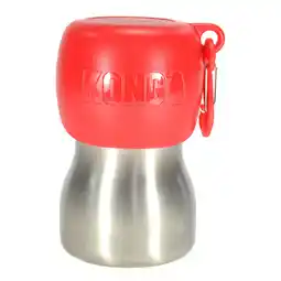 Zooplus KONG H2O roestvrijstalen fles rood ca.270ml hond aanbieding