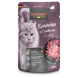Zooplus 32x85g Finest Selection Zakjes Konijn & cranberries Leonardo Kattenvoer aanbieding