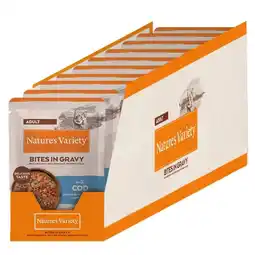 Zooplus Nature's Variety Bites in Saus 22 x 85 g Kattenvoer - met kabeljauw aanbieding