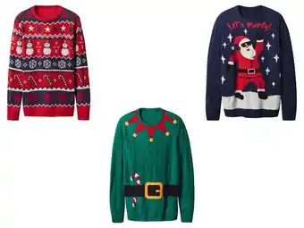 Lidl esmara Men Heren kersttrui met lampjes aanbieding