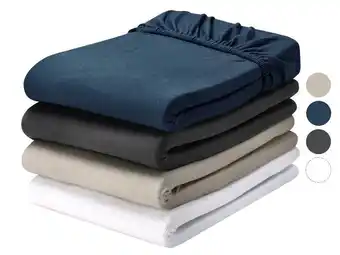 Lidl LIVARNO Jersey hoeslaken 90-100 x 200 cm aanbieding