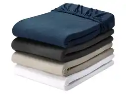 Lidl LIVARNO Jersey hoeslaken 180-200 x 200 cm aanbieding
