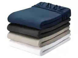 Lidl LIVARNO Jersey hoeslaken 180-200 x 200 cm aanbieding