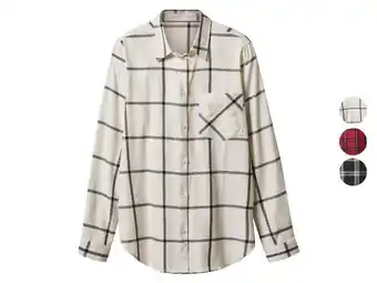 Lidl esmara Flanellen dames blouse aanbieding