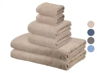 Lidl LIVARNO Set handdoeken aanbieding