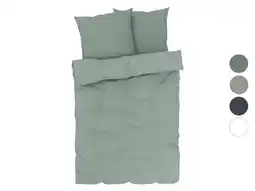 Lidl LIVARNO home Linnen dekbedovertrek 200 x 200 cm aanbieding