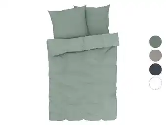 Lidl LIVARNO home Linnen dekbedovertrek 200 x 200 cm aanbieding