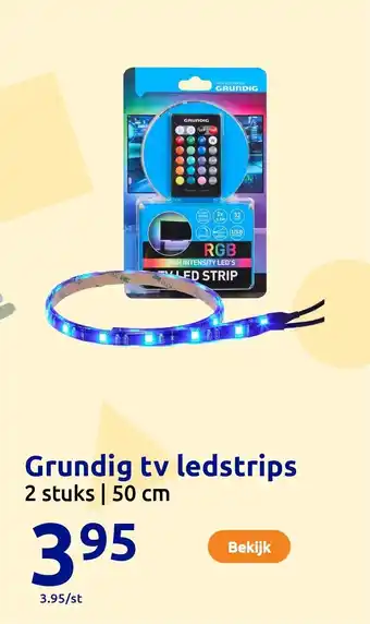 Action Grundig tv ledstrips aanbieding
