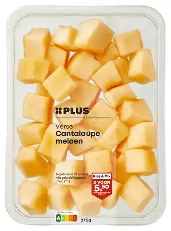 PLUS PLUS Verse Cantaloupe meloenblokjes aanbieding