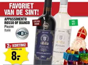 Dirck 3 Appassimento rosso of bianco aanbieding