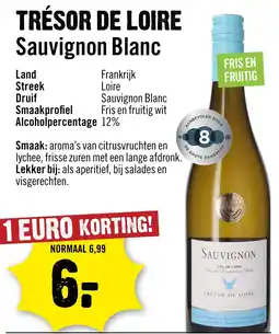 Dirck 3 Trésor de loire sauvignon blanc aanbieding