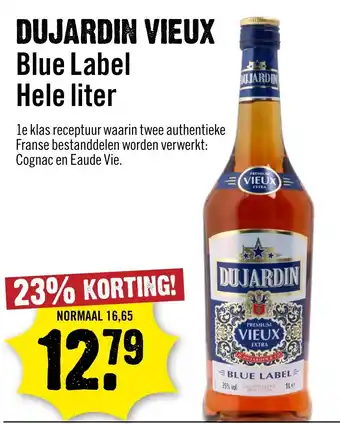 Dirck 3 Dujardin vieux blue label aanbieding