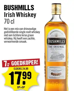 Dirck 3 Bushmills irish whiskey aanbieding