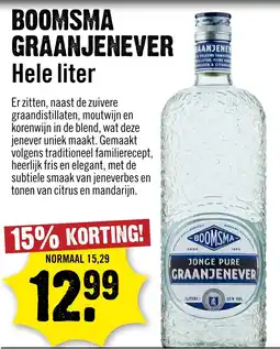 Dirck 3 Boomsma graanjenever aanbieding