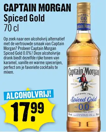 Dirck 3 Captain morgan spiced gold aanbieding