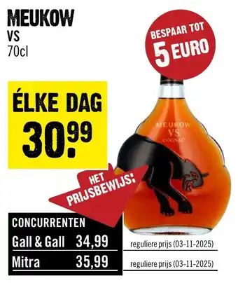 Dirck 3 Meukow vs aanbieding