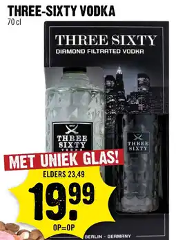 Dirck 3 Three-sixty vodka aanbieding
