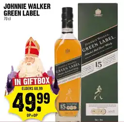 Dirck 3 Johnnie walker green label aanbieding