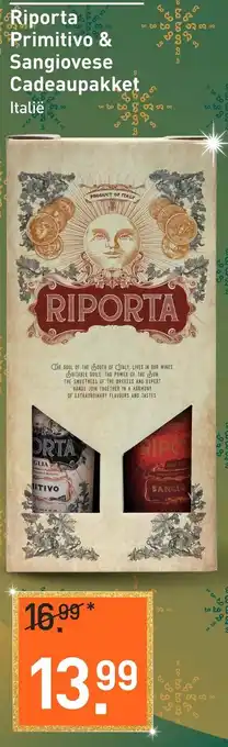 Gall & Gall Riporta Primitivo & Sangiovese Cadeaupakket aanbieding