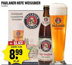 Dirck 3 Paulaner hefe weissbier aanbieding