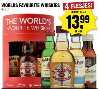 Dirck 3 Worlds favourite whiskies aanbieding