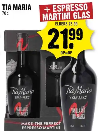 Dirck 3 Tia maria aanbieding
