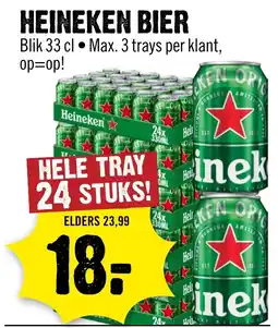 Dirck 3 Heineken bier aanbieding