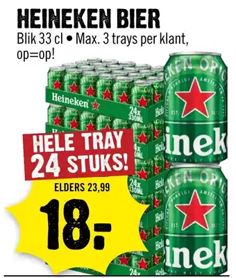 Dirck 3 Heineken bier aanbieding
