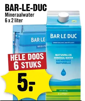 Dirck 3 Bar-le-duc mineraalwater aanbieding