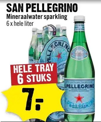 Dirck 3 San pellegrino mineraalwater sparkling aanbieding