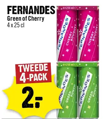 Dirck 3 Fernandes green of cherry aanbieding