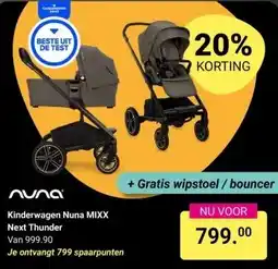 Van Asten BabySuperstore Kinderwagen Nuna MIXX Next Thunder aanbieding