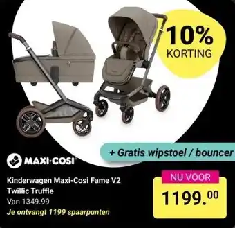 Van Asten BabySuperstore Kinderwagen Maxi-Cosi Fame V2 Twillic Truffle aanbieding