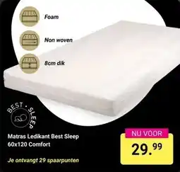 Van Asten BabySuperstore Matras Ledikant Best Sleep 60x120 Comfort aanbieding
