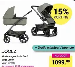 Van Asten BabySuperstore Kinderwagen Joolz Geo³ Sage Green aanbieding