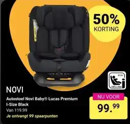 Van Asten BabySuperstore Autostoel Novi BabyⓇ Lucas Premium I-Size Black aanbieding